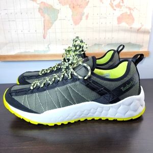 Timberland Solar Wave Dark Green Mesh Men's Size 11.0